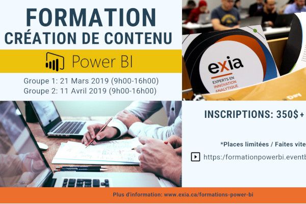 Formation Power BI Montreal 2019